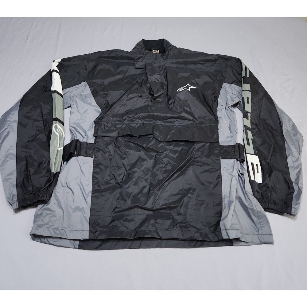 Alpinestars RJ-5 Rain Jacket 157910 Racing Ahead Windbreaker Pullover Mens XL